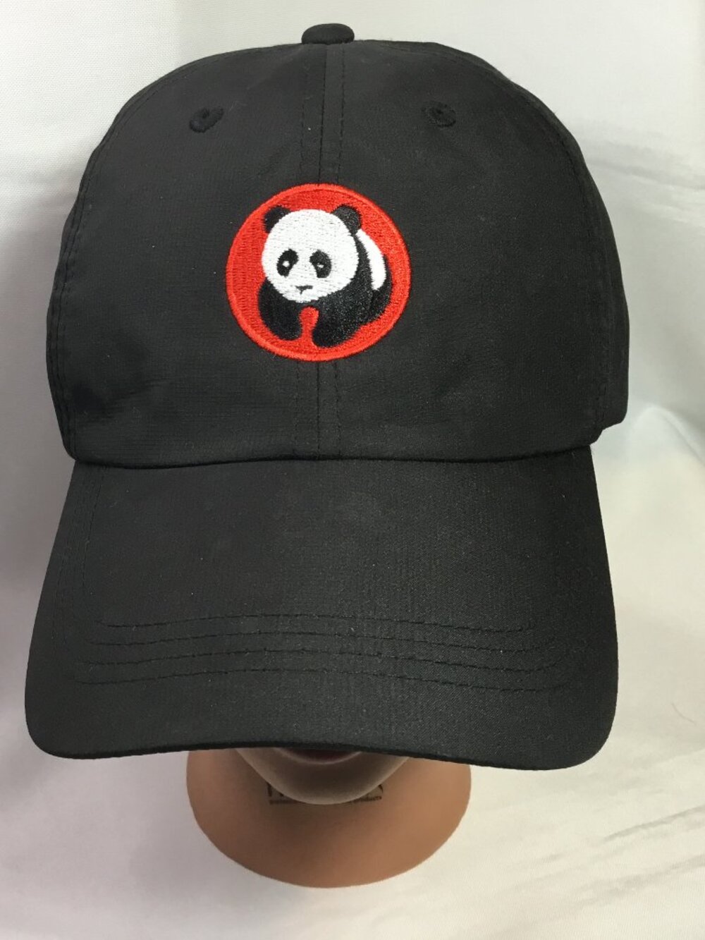 Panda Express Employee Hat Black Strapback Cap Embroidered Logo Uniform